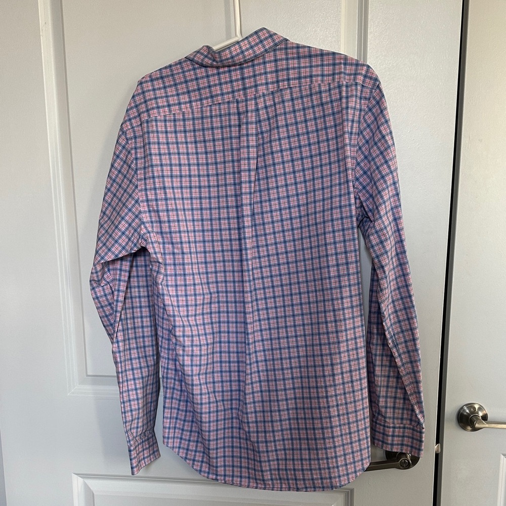 Ralph Lauren Men's Pink and Blue Plaid Shirt - Picture 9 of 9